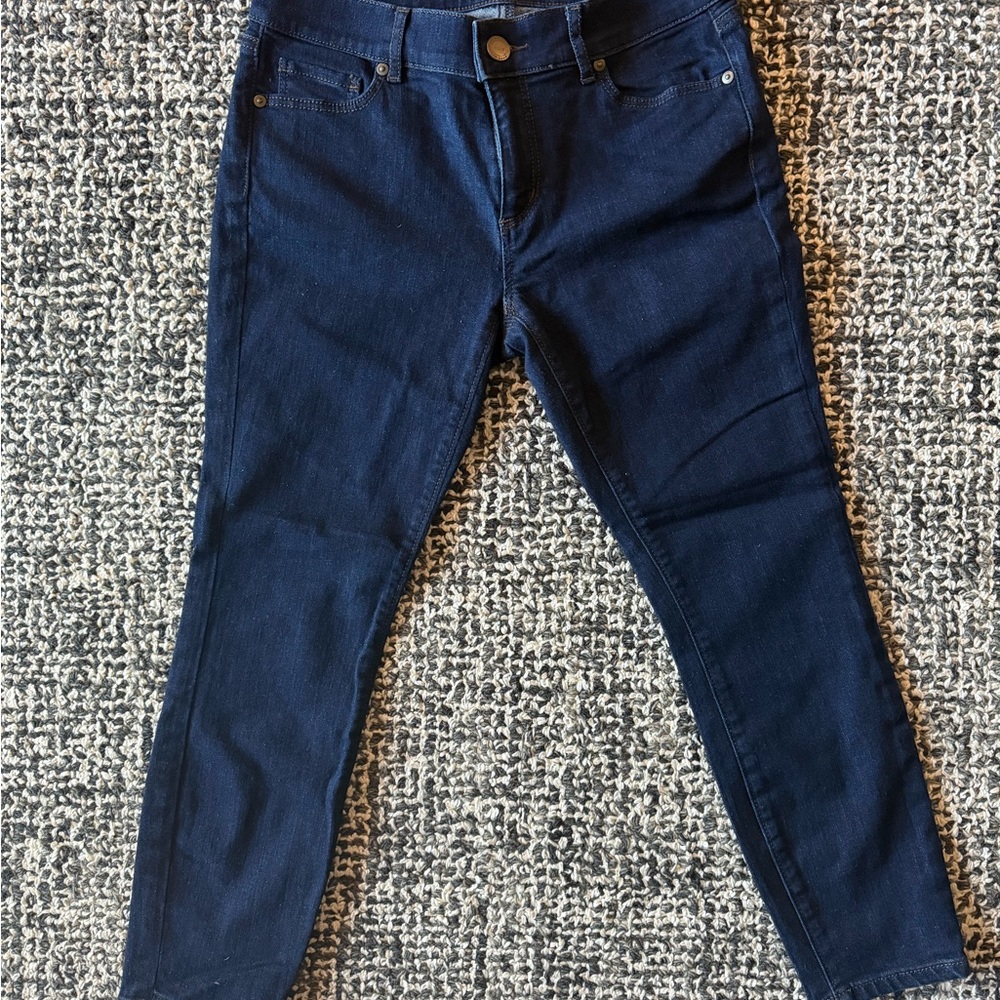 LOFT Dark Blue Ankle Jeans